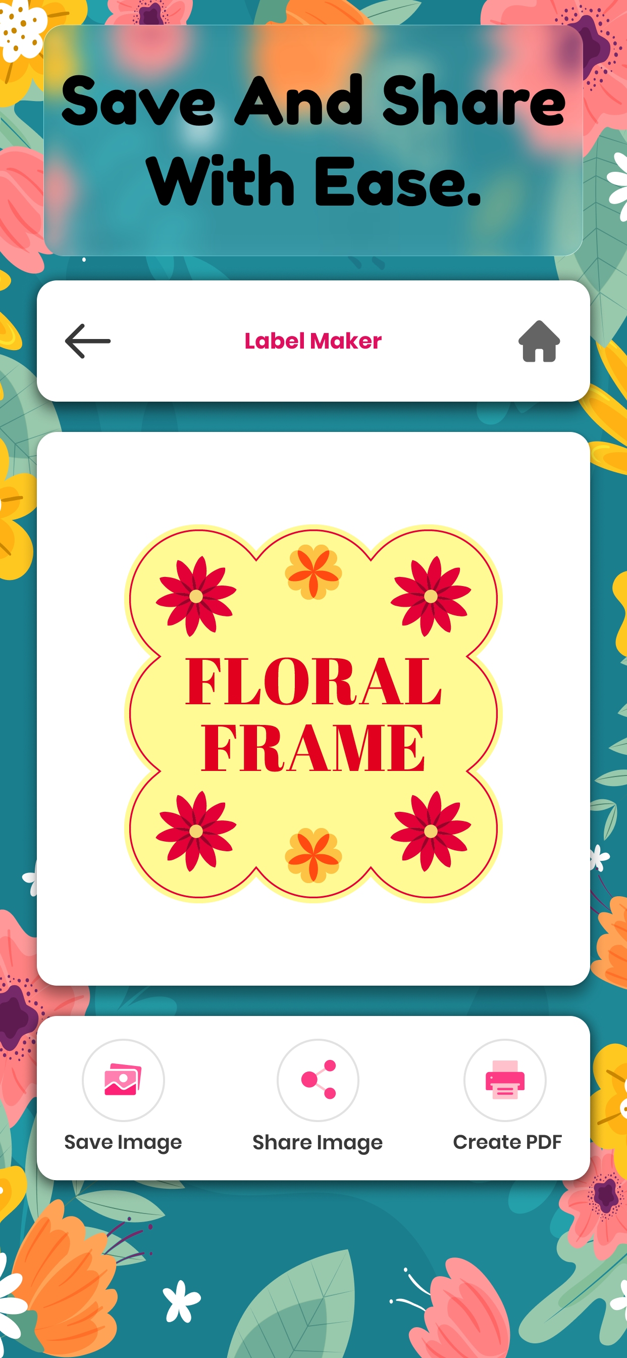 اسکرین شات 8 برنامه Label Maker : Design & Printer