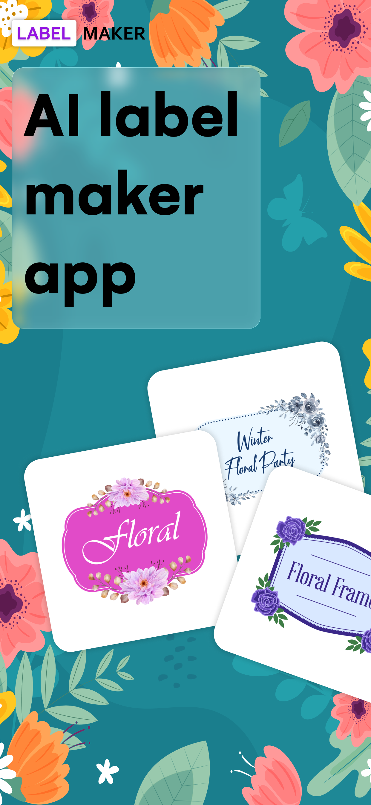 اسکرین شات 2 برنامه Label Maker : Design & Printer