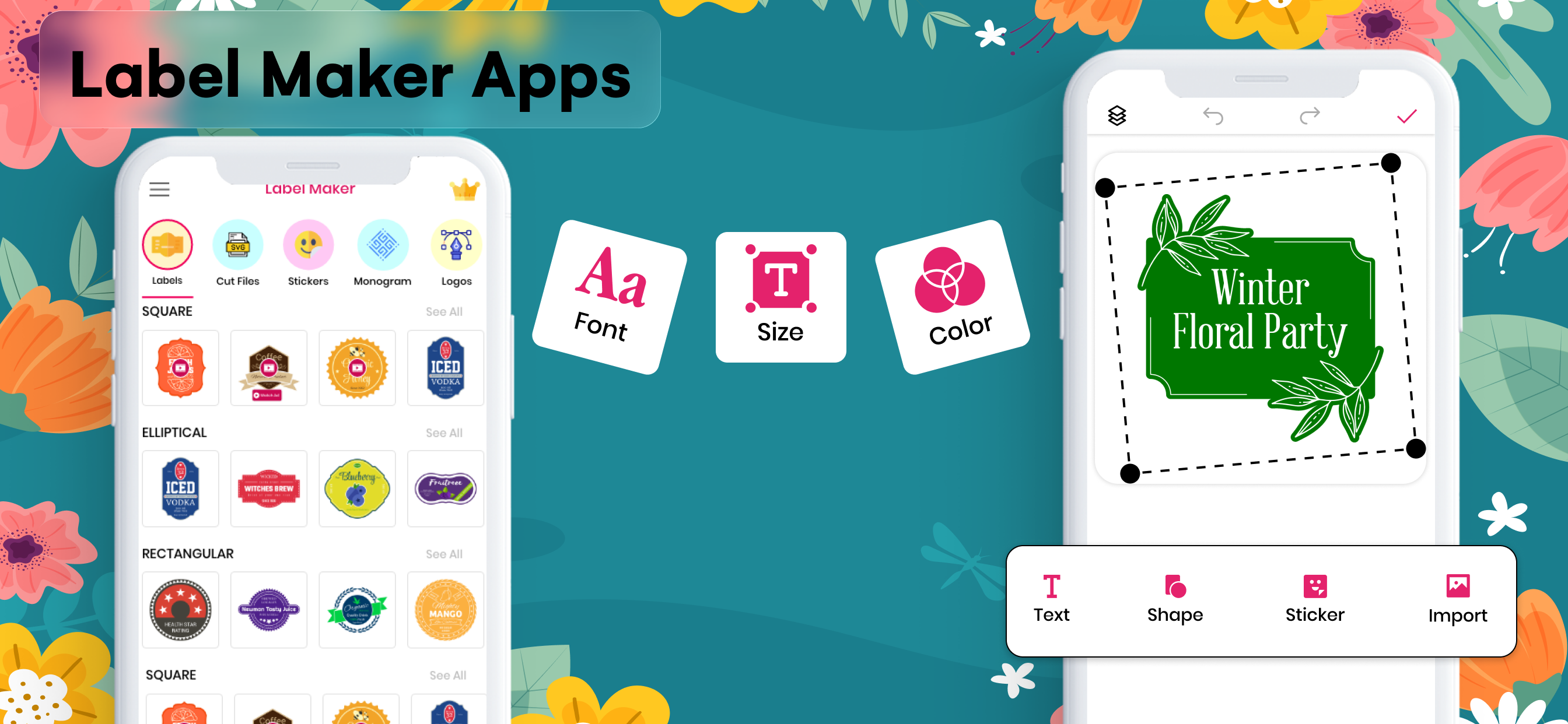 اسکرین شات 1 برنامه Label Maker : Design & Printer