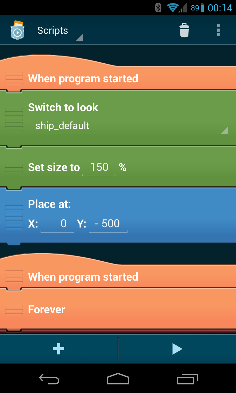 اسکرین شات 7 برنامه Pocket Code: Learn programming