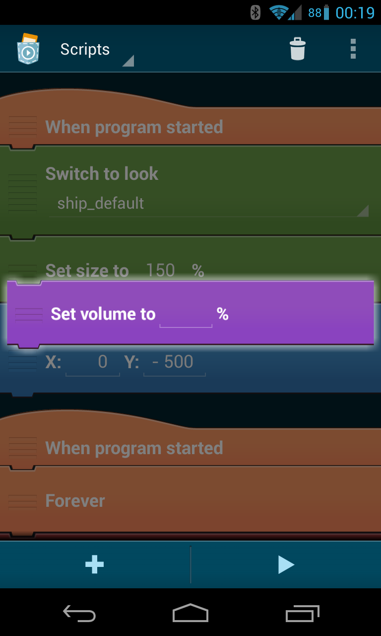 اسکرین شات 1 برنامه Pocket Code: Learn programming