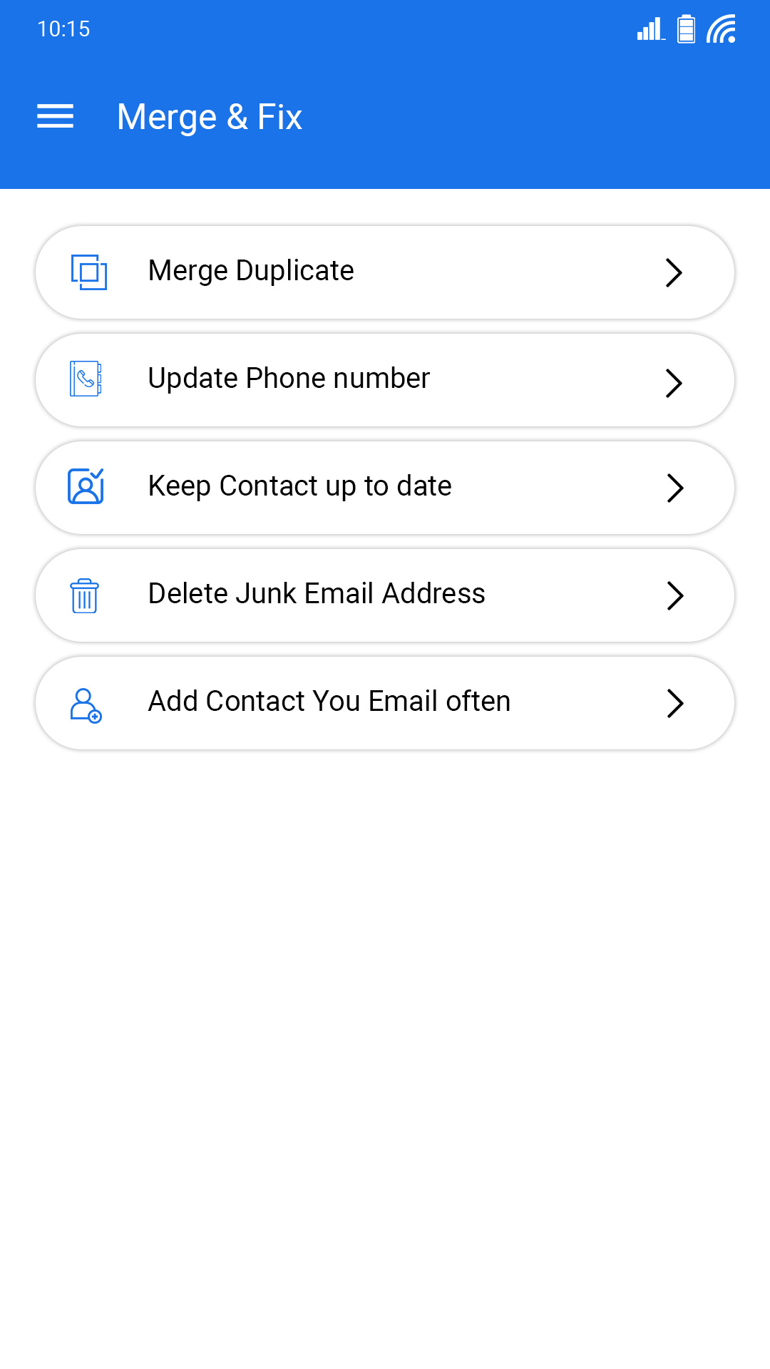 اسکرین شات 5 برنامه Contacts