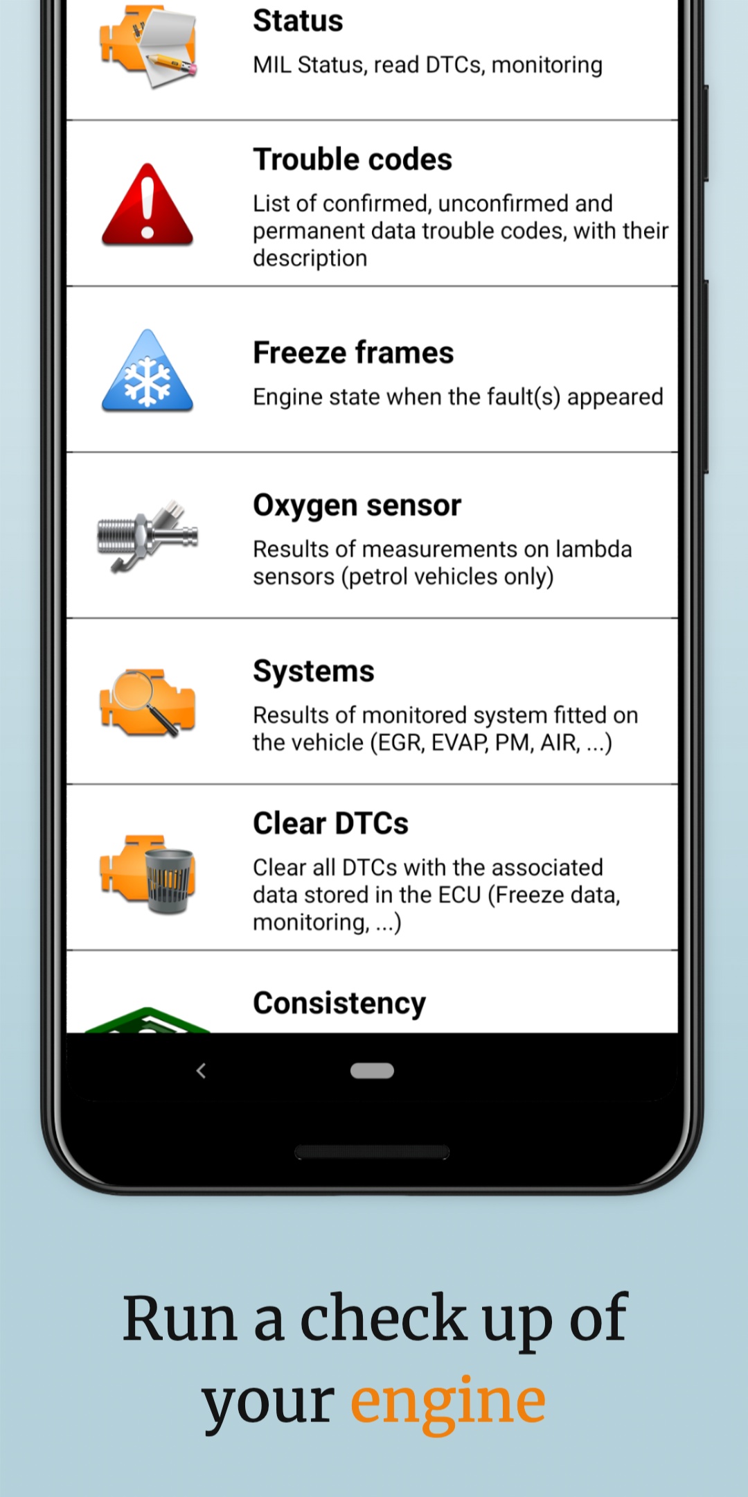 اسکرین شات 4 برنامه OBD2 Car Scanner - EOBD Facile