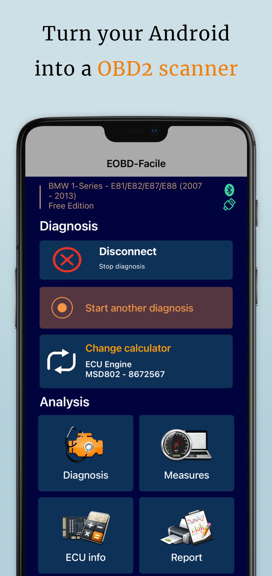 اسکرین شات 2 برنامه OBD2 Car Scanner - EOBD Facile