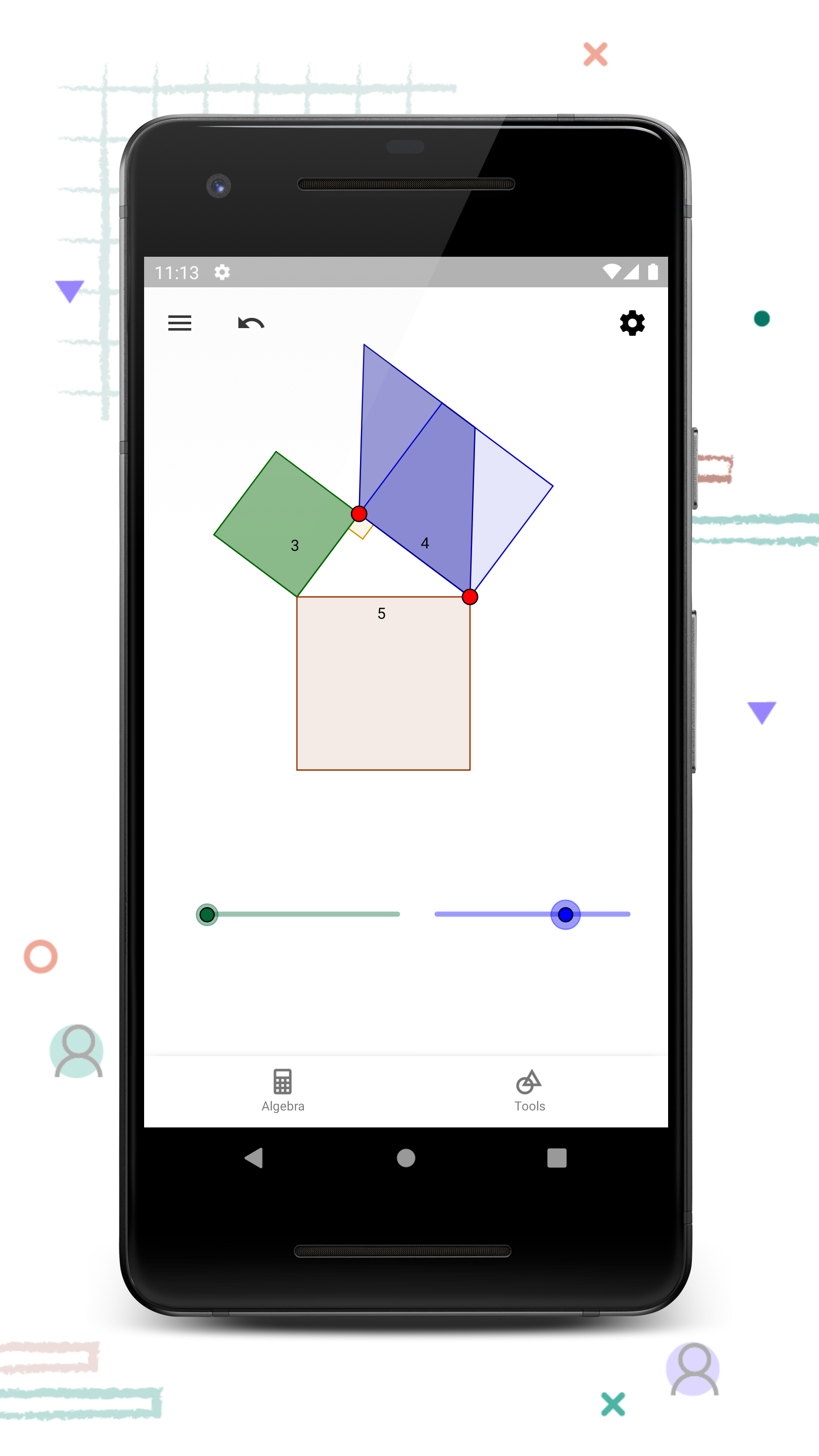 اسکرین شات 4 برنامه GeoGebra Geometry