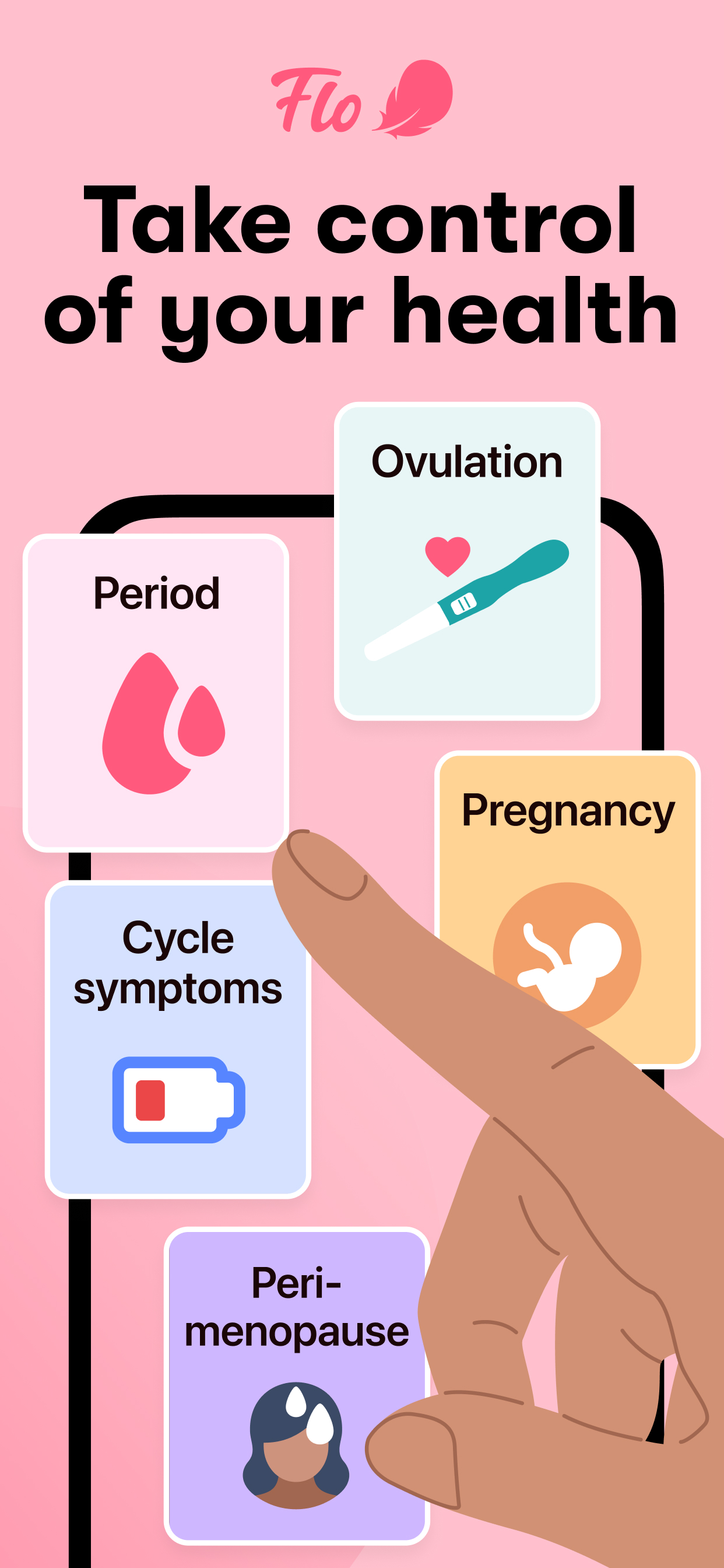 اسکرین شات 1 برنامه Flo Period & Ovulation Tracker