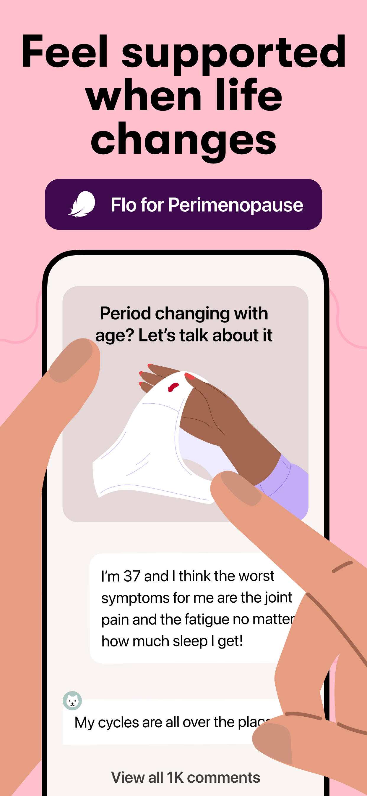 اسکرین شات 8 برنامه Flo Period & Ovulation Tracker