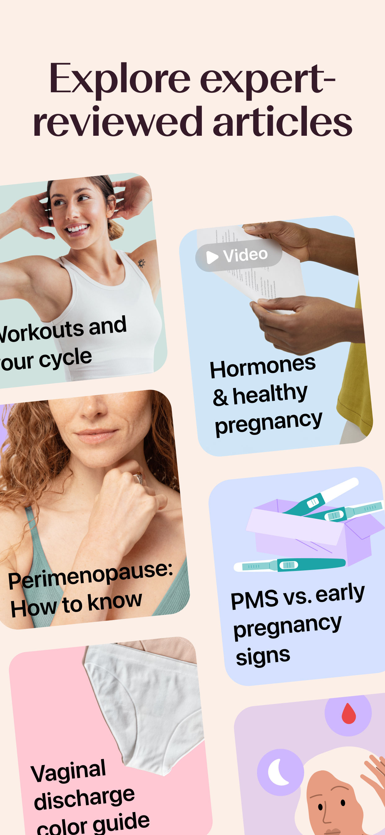اسکرین شات 2 برنامه Flo Ovulation & Period Tracker