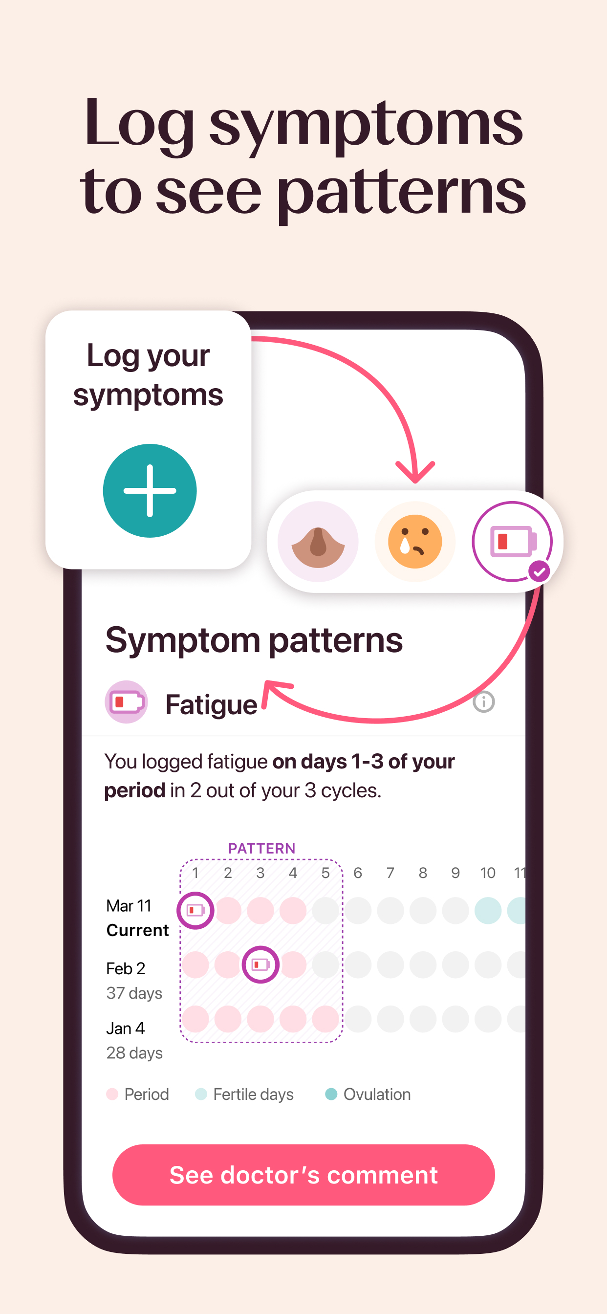 اسکرین شات 5 برنامه Flo Ovulation & Period Tracker