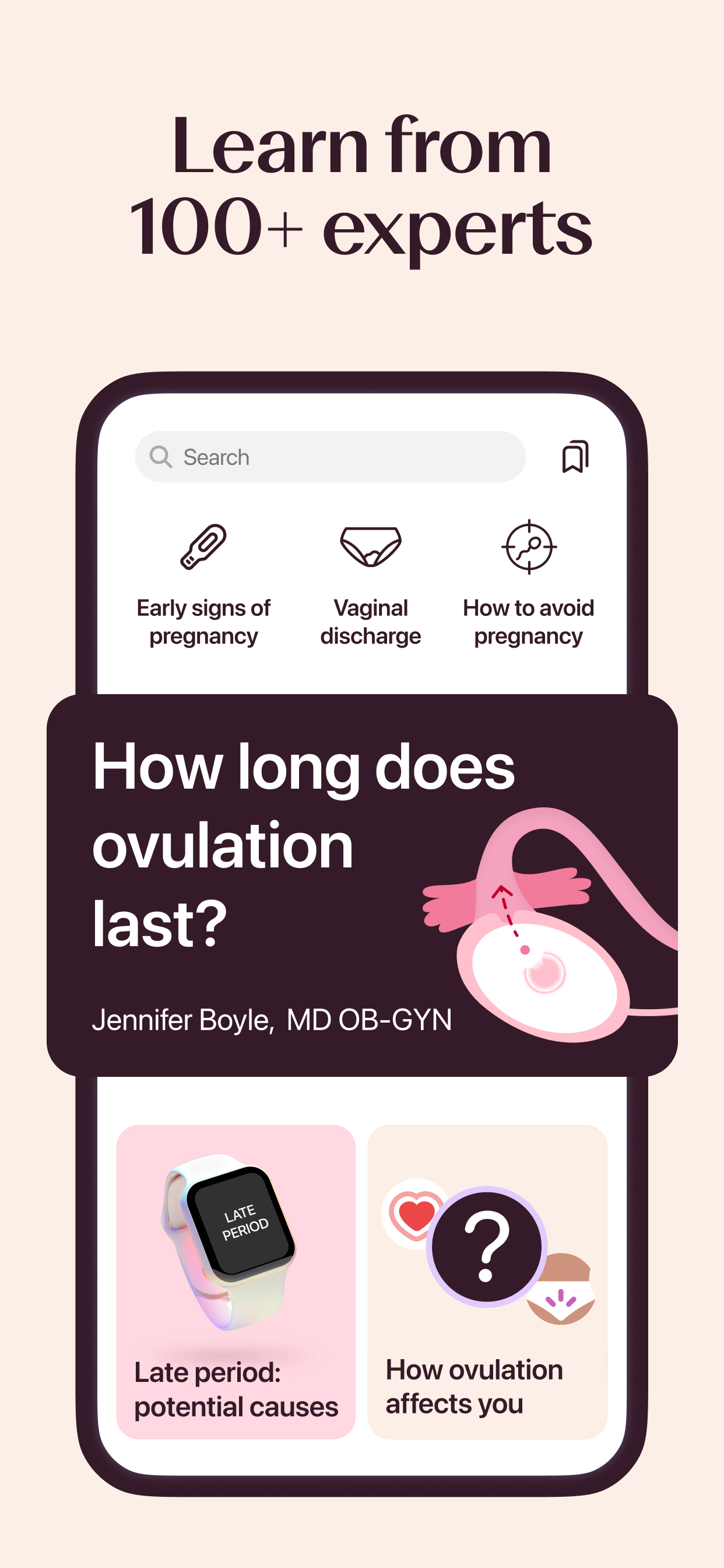 اسکرین شات 4 برنامه Flo Ovulation & Period Tracker
