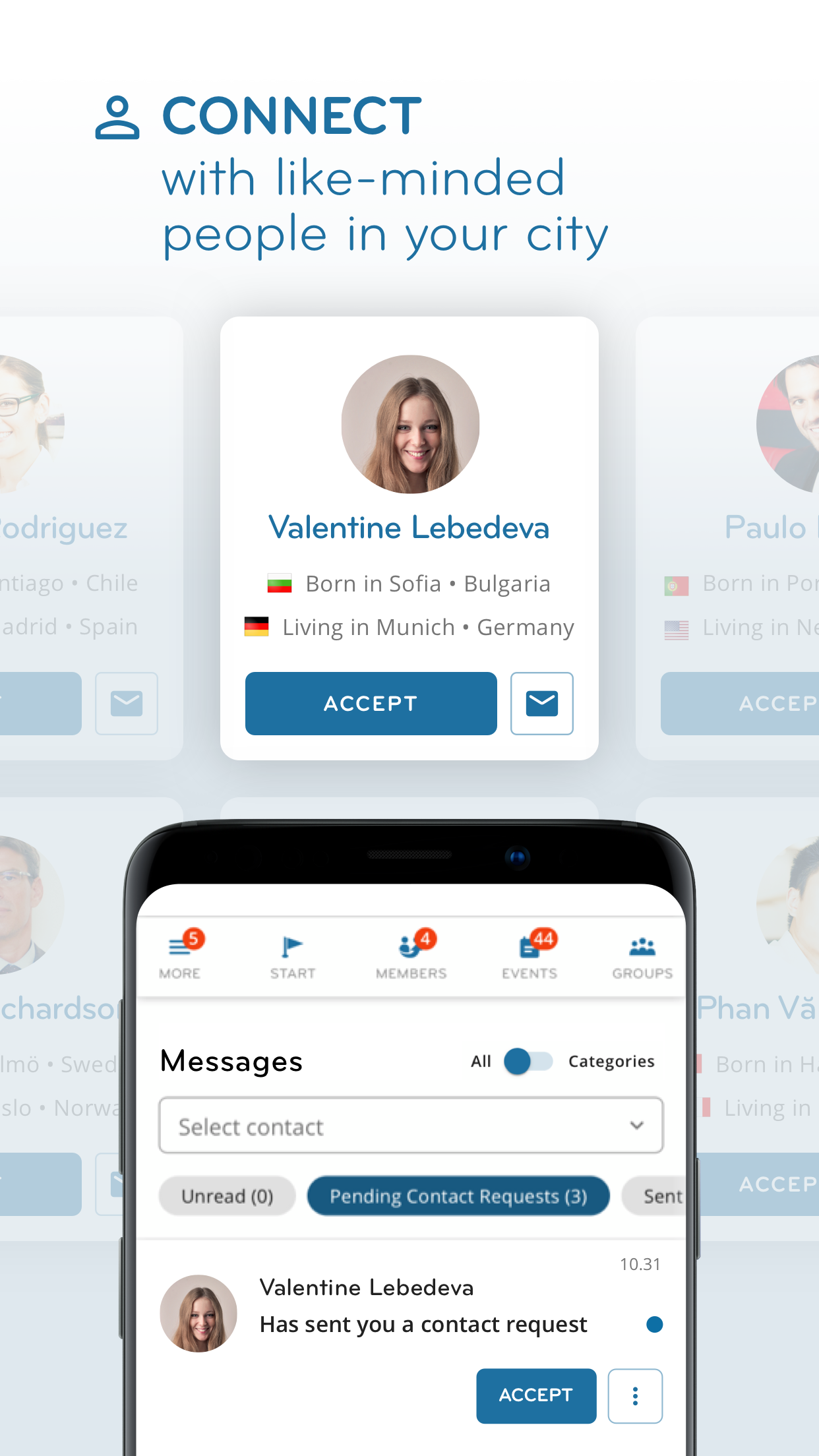 اسکرین شات 5 برنامه InterNations