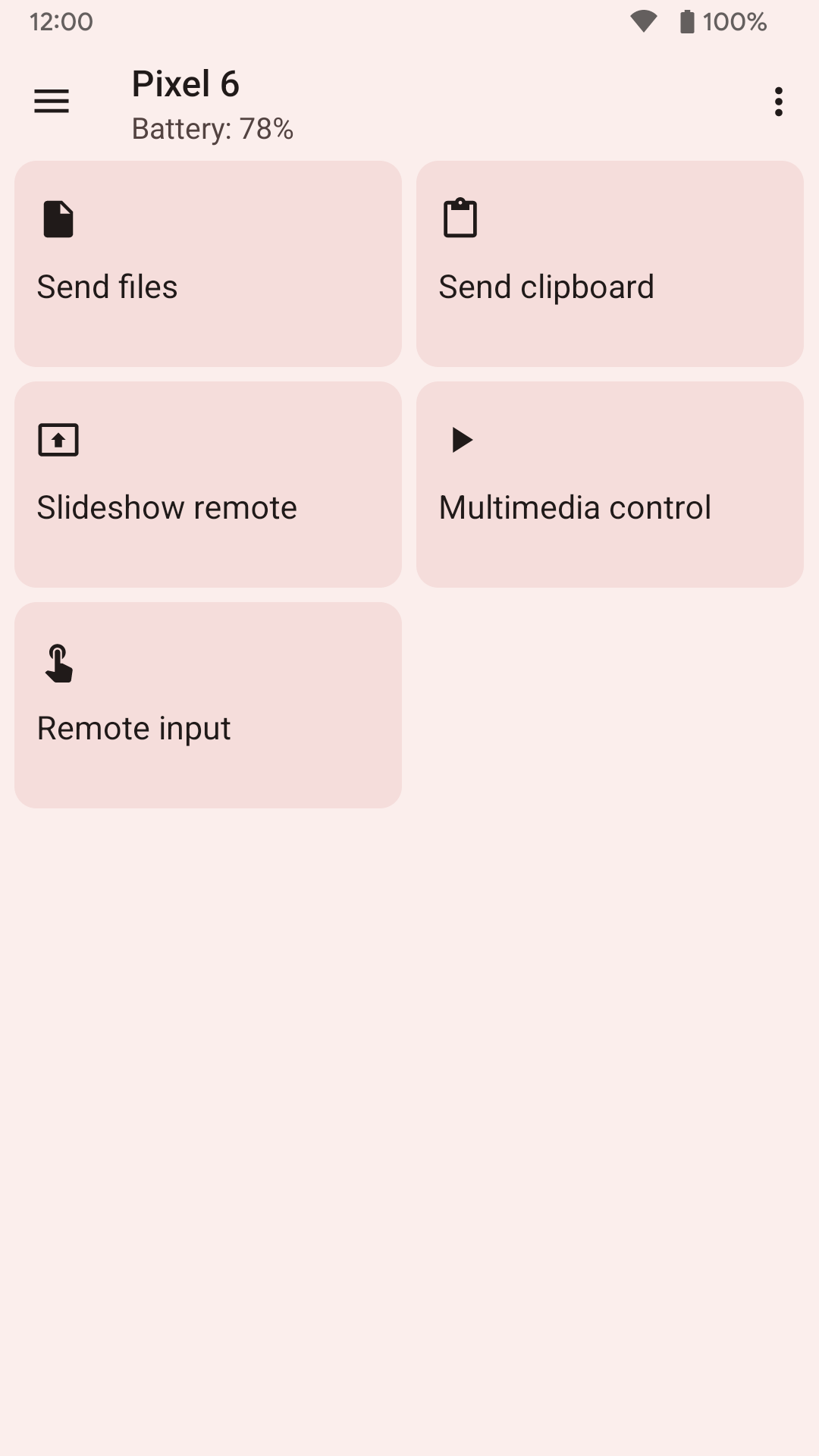 اسکرین شات 1 برنامه KDE Connect