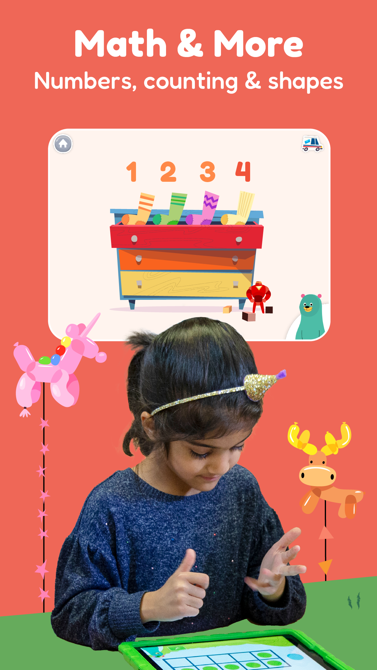 اسکرین شات 6 برنامه Khan Academy Kids