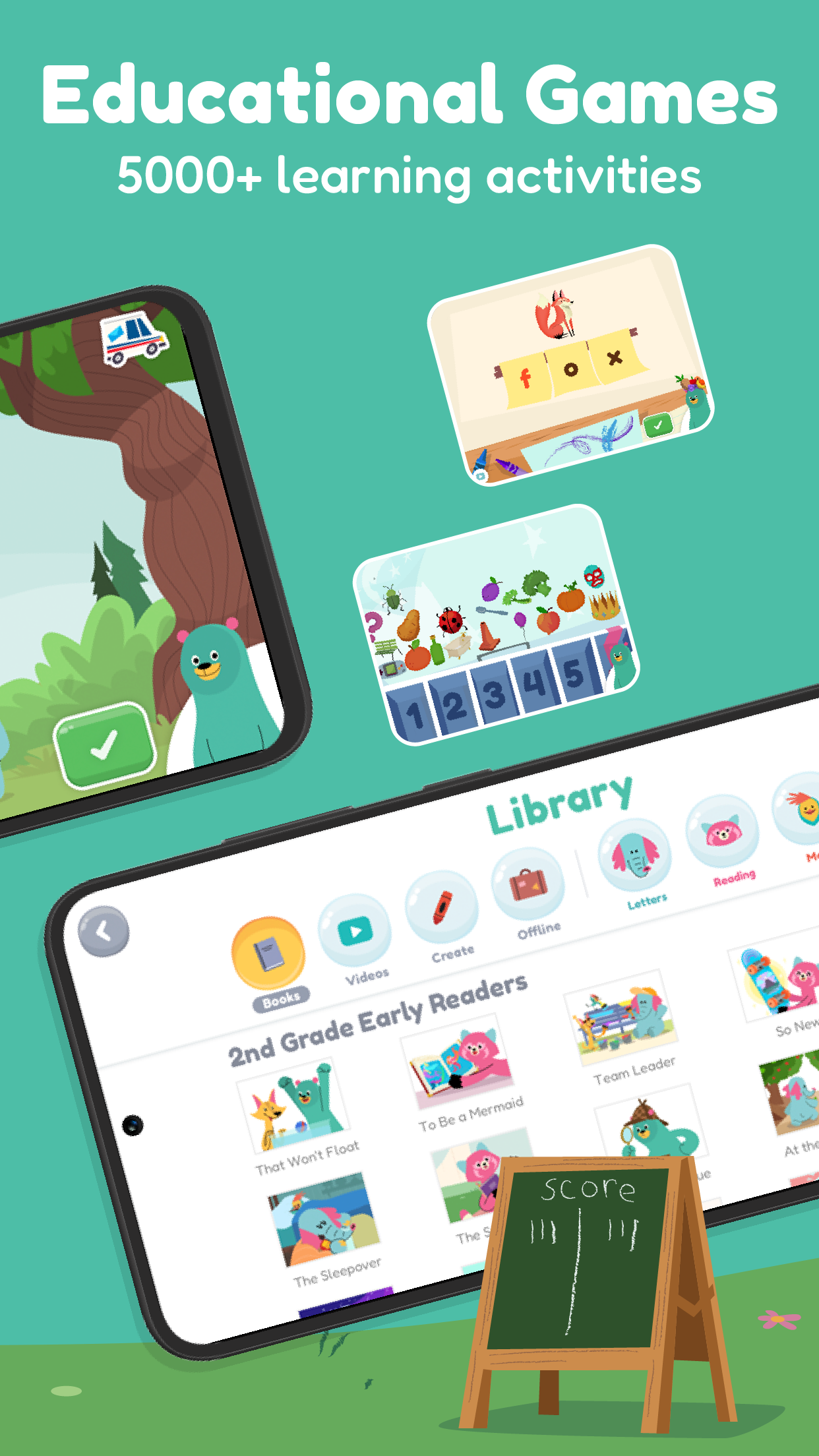 اسکرین شات 2 برنامه Khan Academy Kids