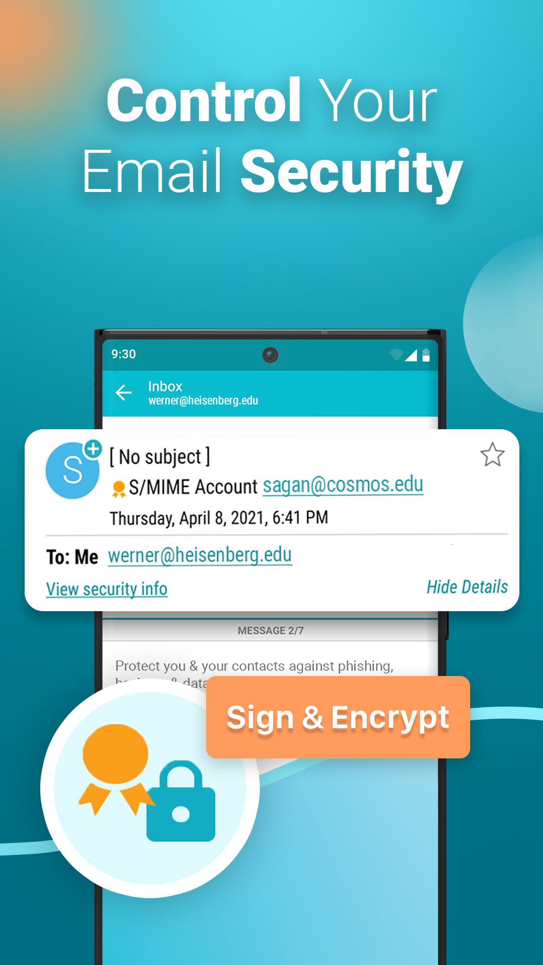 اسکرین شات 7 برنامه Email Aqua Mail - Fast, Secure