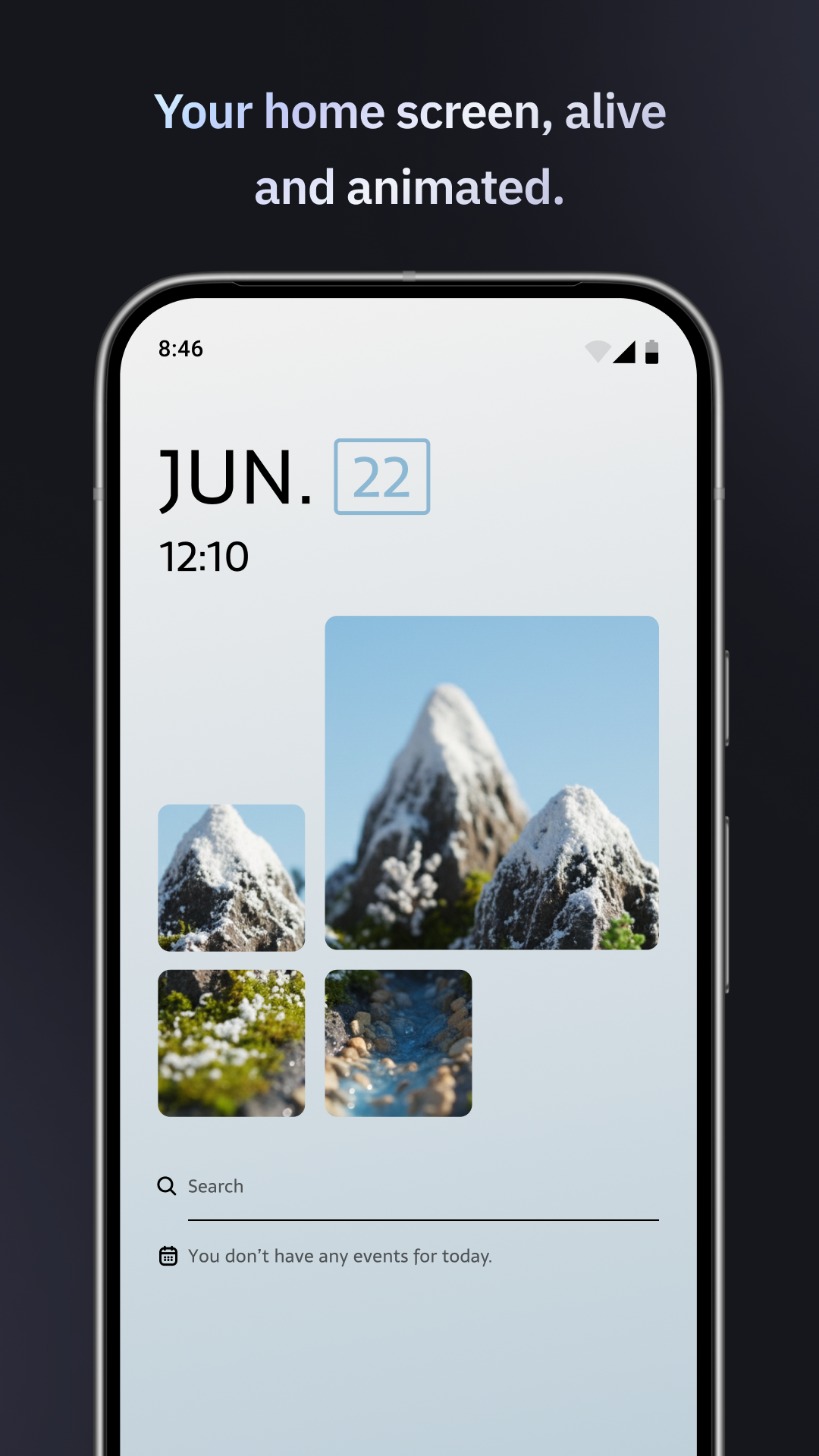 اسکرین شات 1 برنامه KLWP Live Wallpaper Maker