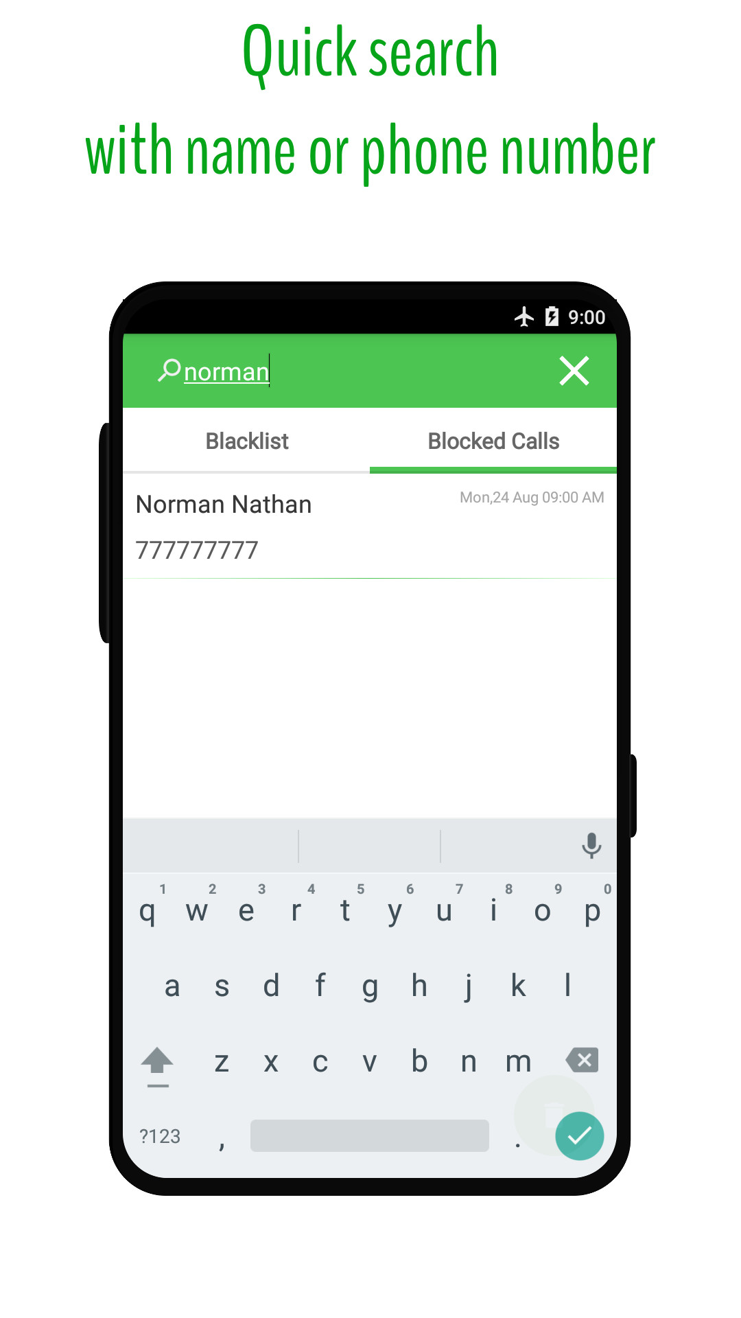 اسکرین شات 7 برنامه Call Blocker - Blacklist