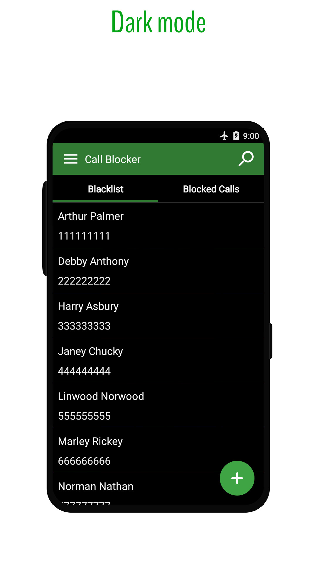 اسکرین شات 4 برنامه Call Blocker - Blacklist
