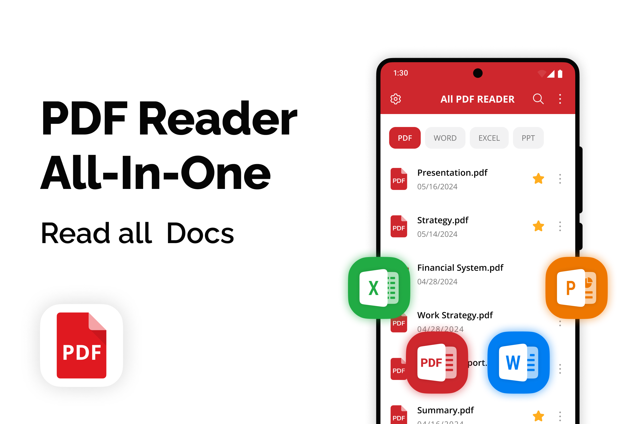 اسکرین شات 1 برنامه PDF Reader Pro - Read All PDF