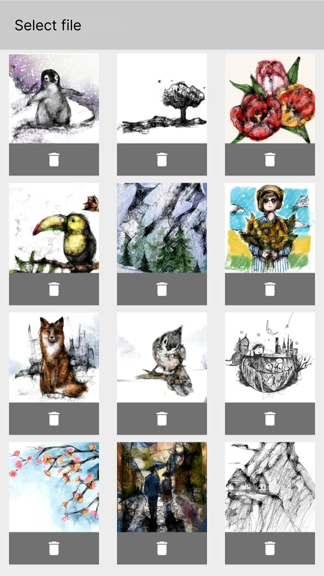 اسکرین شات 8 برنامه Sketcher — drawing & sketch
