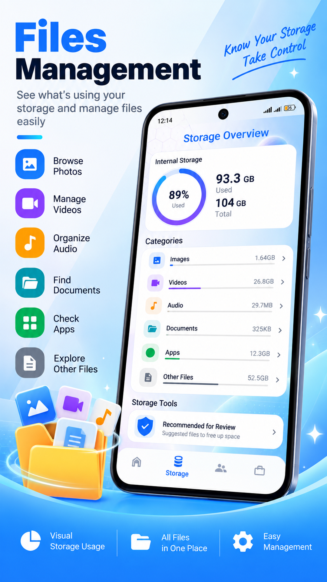 اسکرین شات 2 برنامه Phone Space Cleaner
