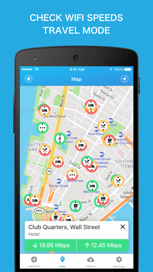 اسکرین شات 2 برنامه WiFi Finder - WiFi Map