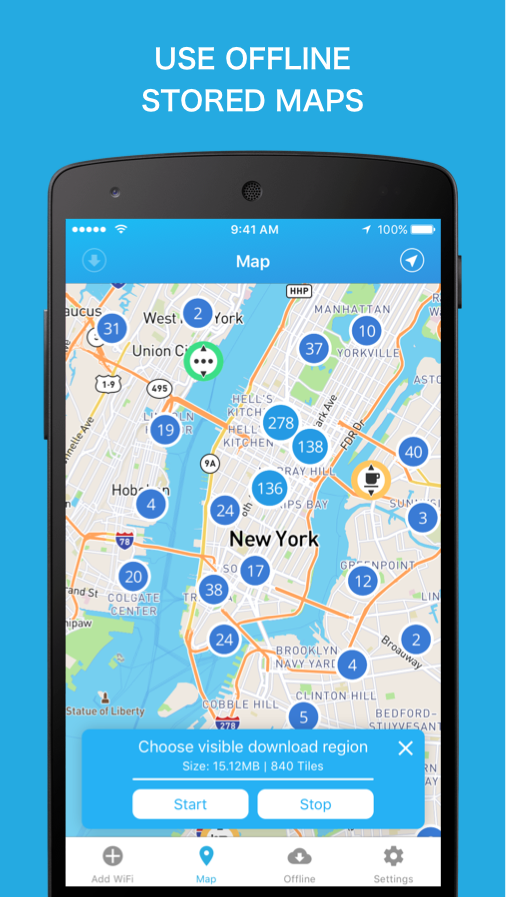 اسکرین شات 3 برنامه WiFi Finder - WiFi Map