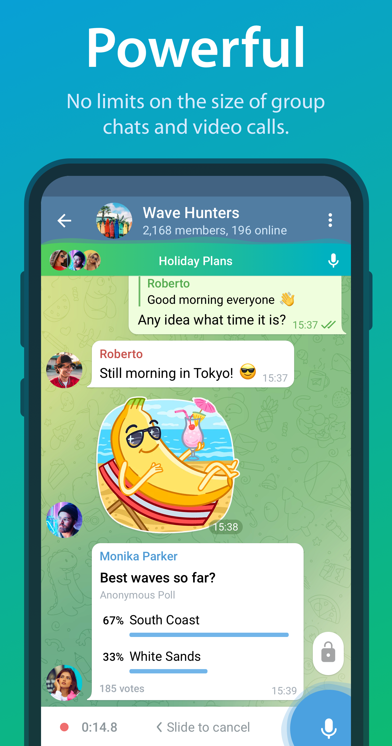 اسکرین شات 2 برنامه Telegram