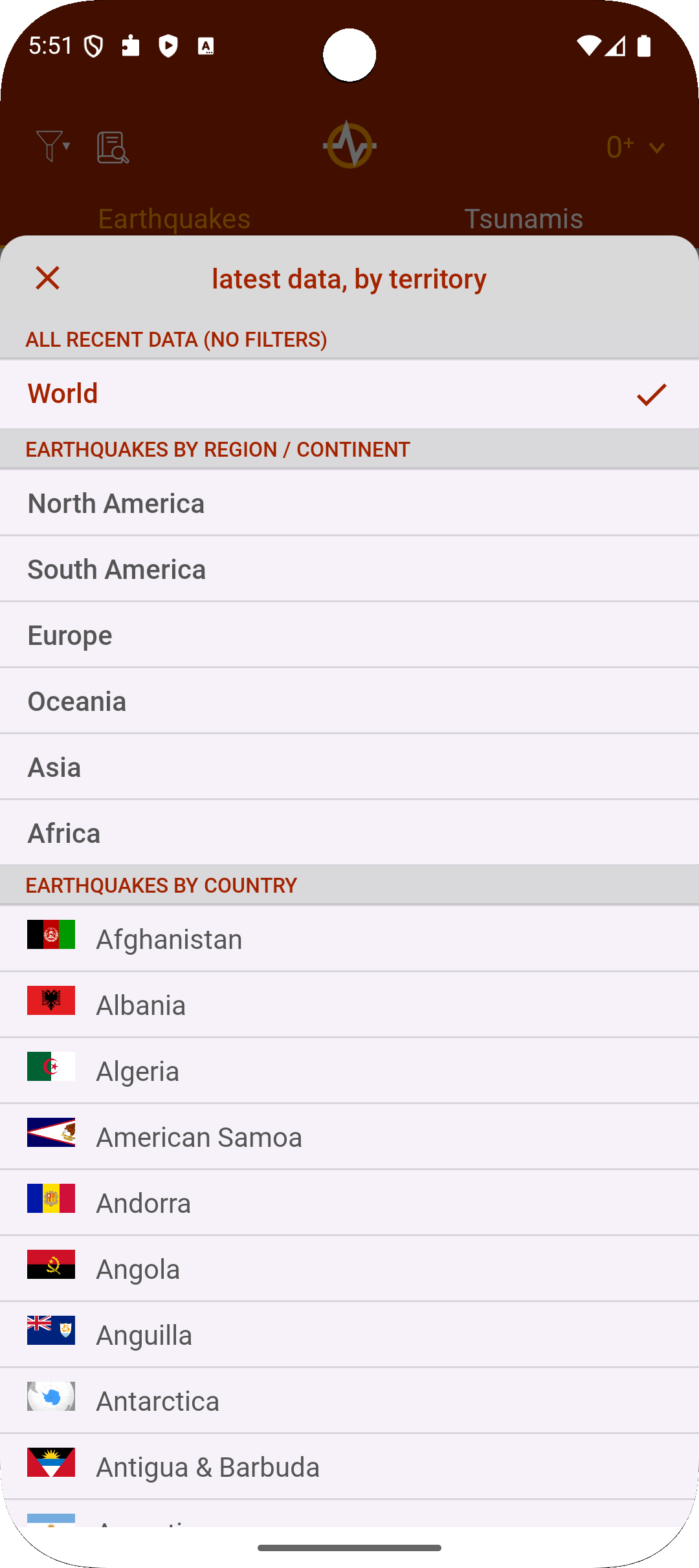 اسکرین شات 6 برنامه Earthquake