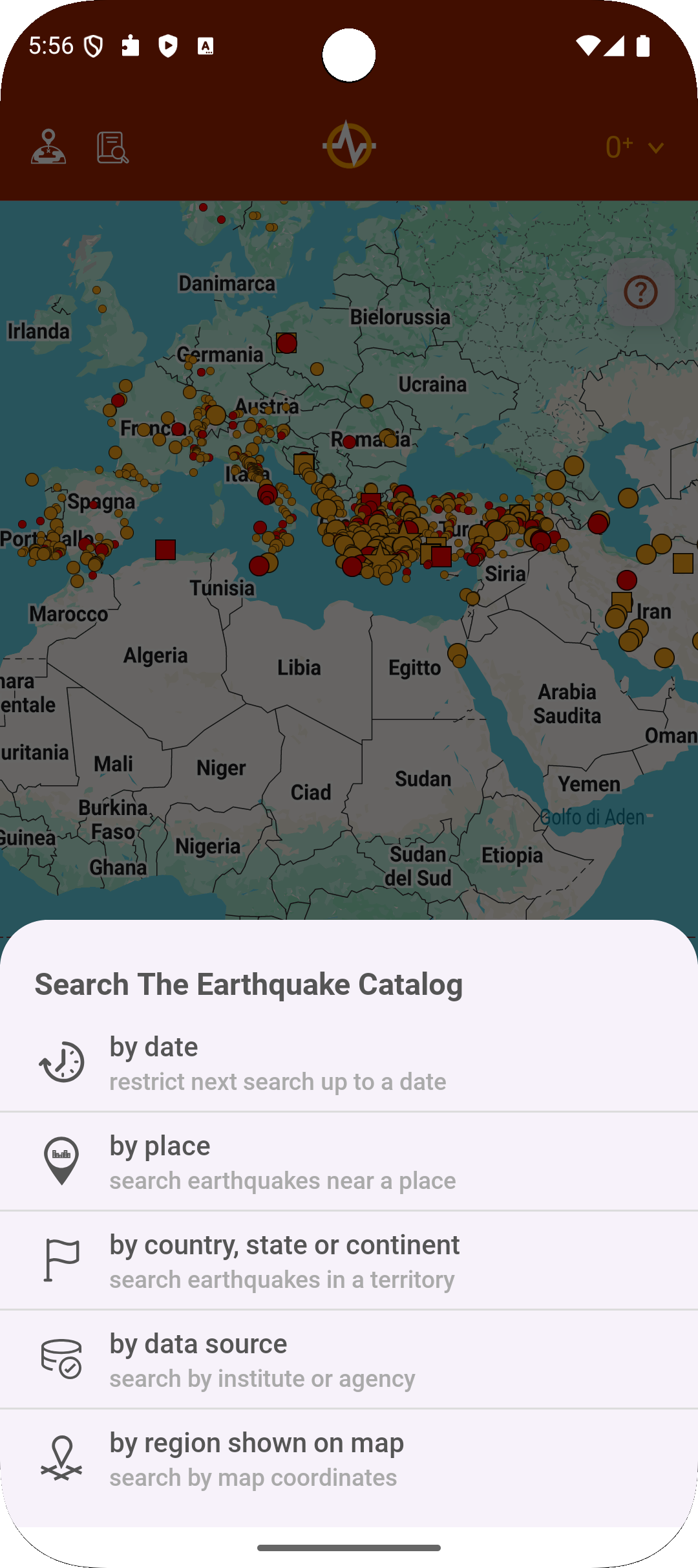 اسکرین شات 8 برنامه Earthquake