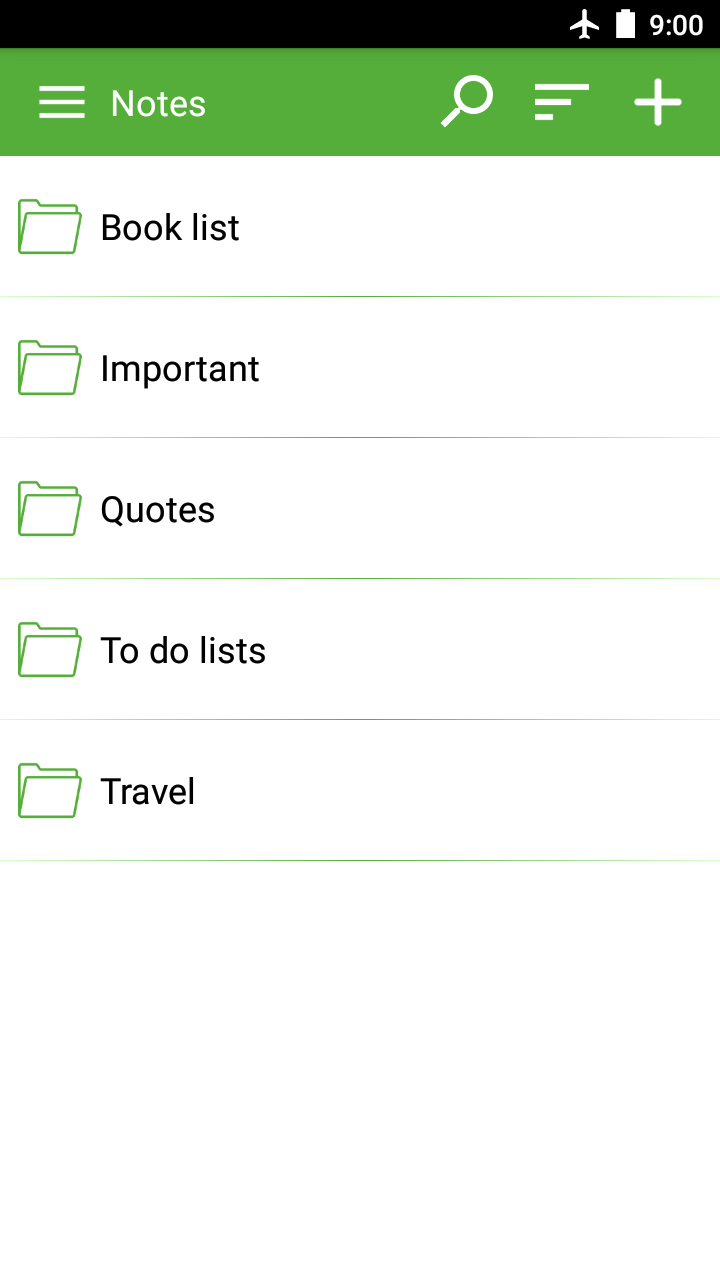 اسکرین شات 3 برنامه Simple notepad notes