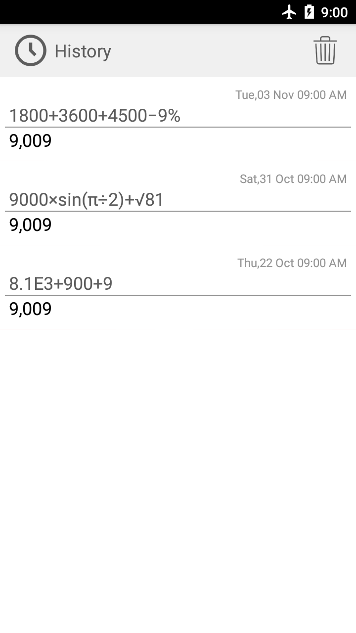 اسکرین شات 7 برنامه Quickey Calculator