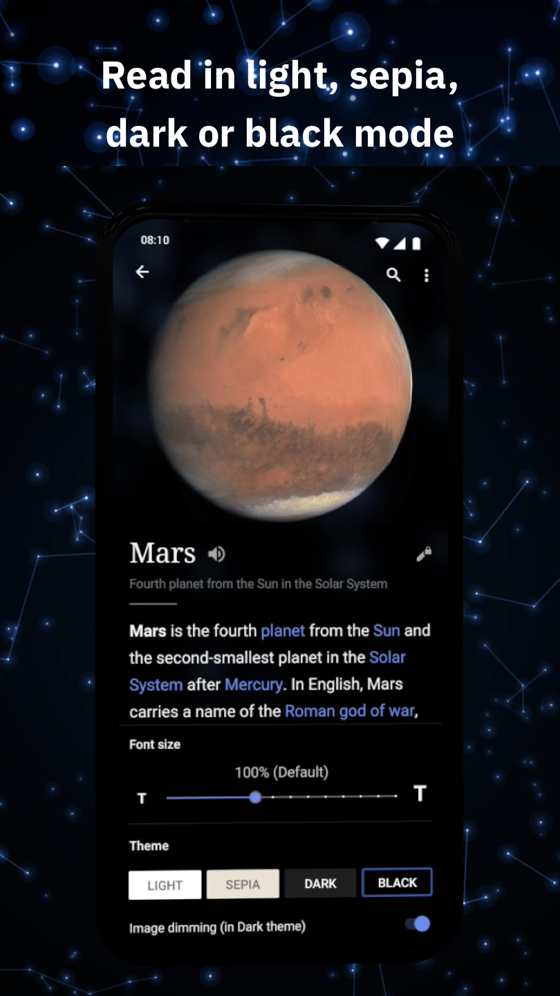 اسکرین شات 3 برنامه Wikipedia