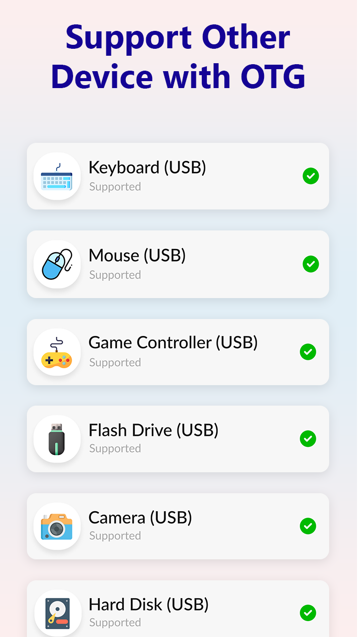 اسکرین شات 6 برنامه OTG Connector: USB OTG Checker