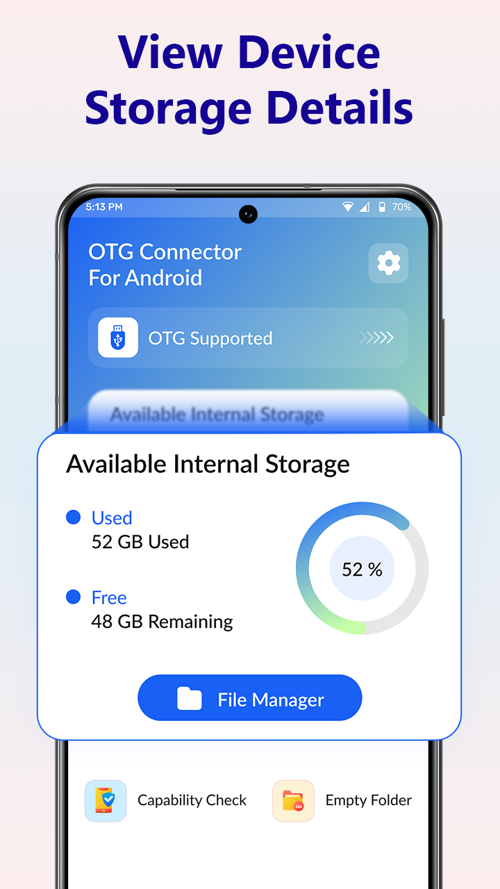 اسکرین شات 2 برنامه OTG Connector: USB OTG Checker