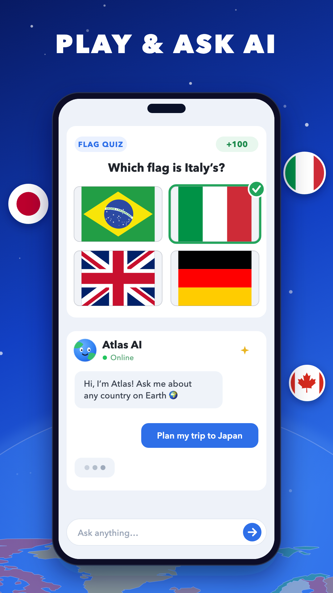 اسکرین شات 4 برنامه World Map & Countries