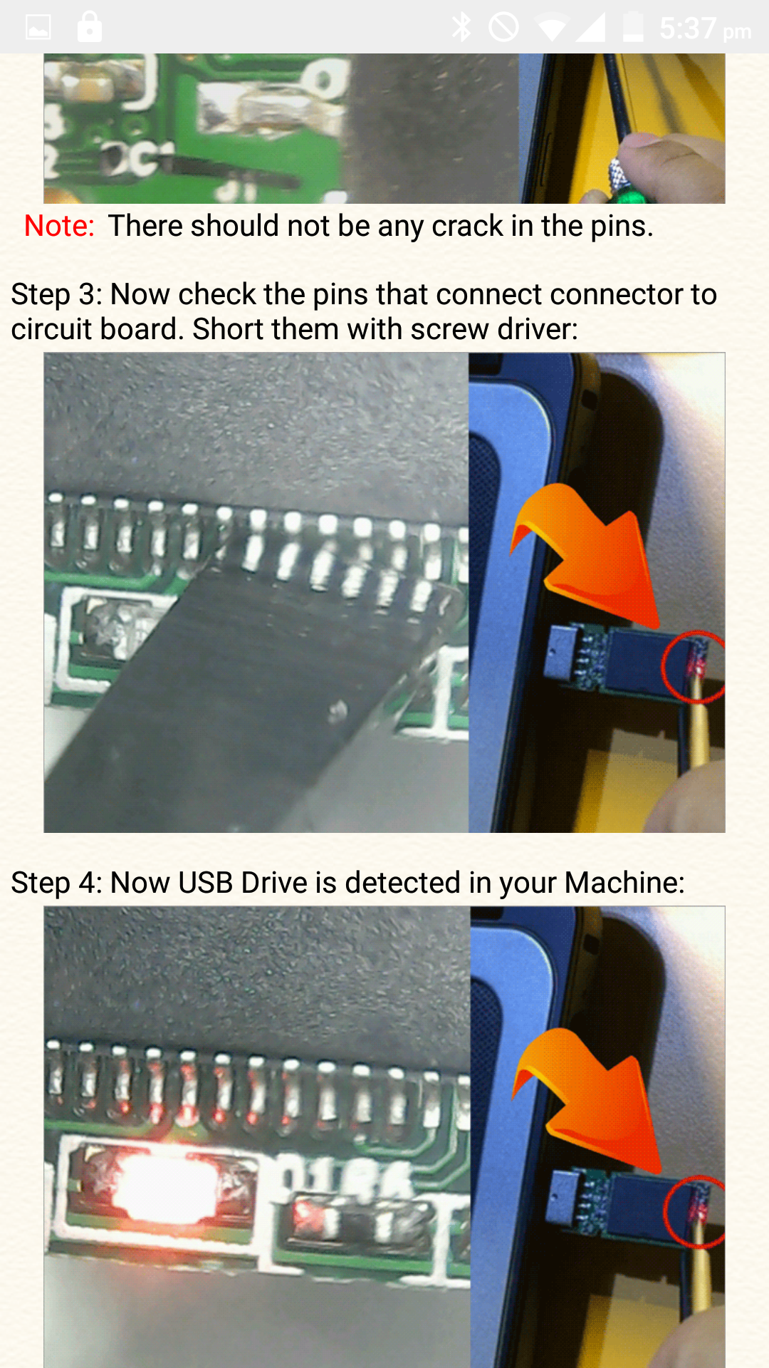 اسکرین شات 4 برنامه USB Drive Data Recovery Help