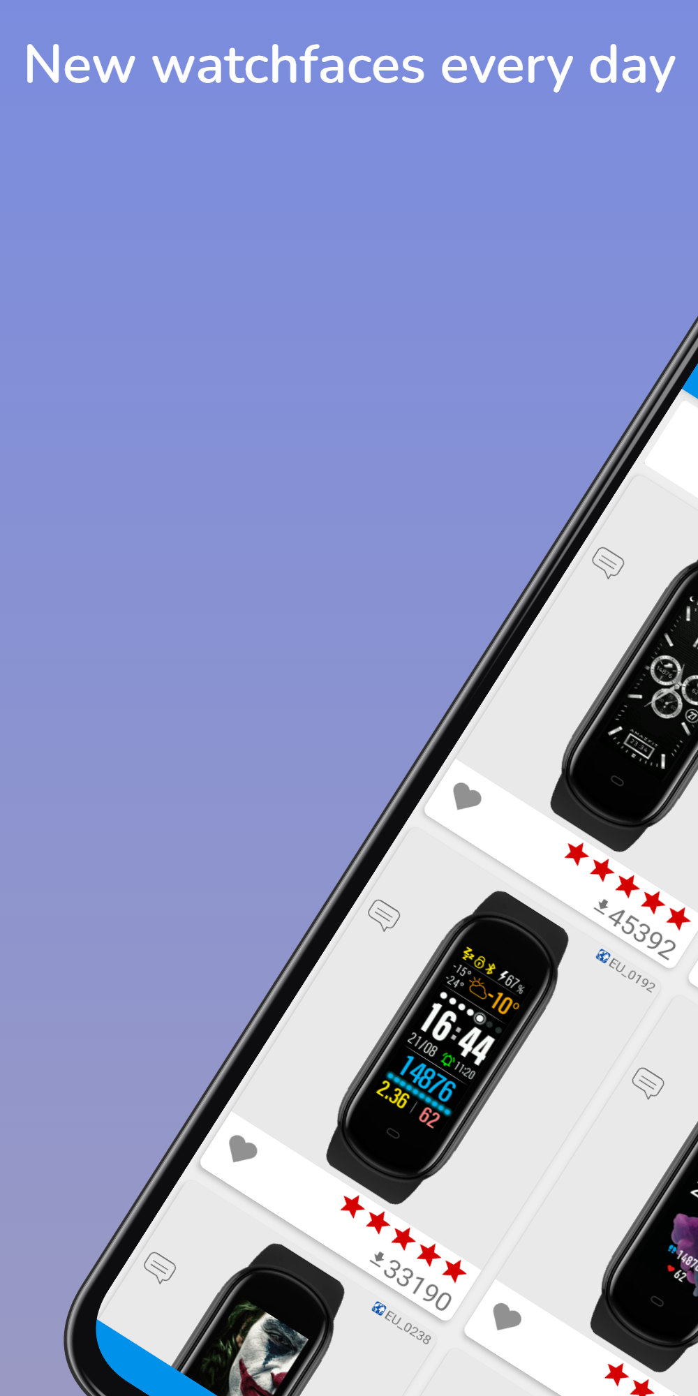 اسکرین شات 2 برنامه Amazfit Band 5 Watchfaces