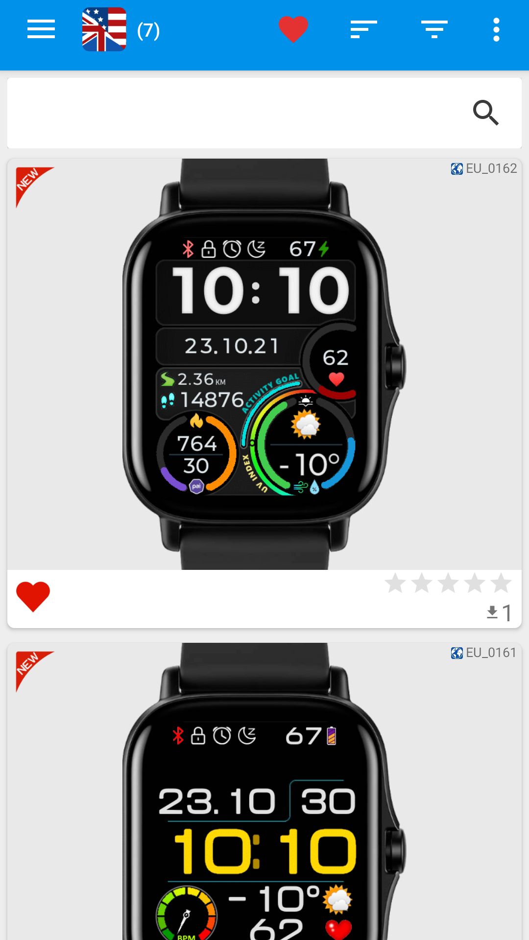 اسکرین شات 7 برنامه Amazfit GTS 2/2e Watchfaces