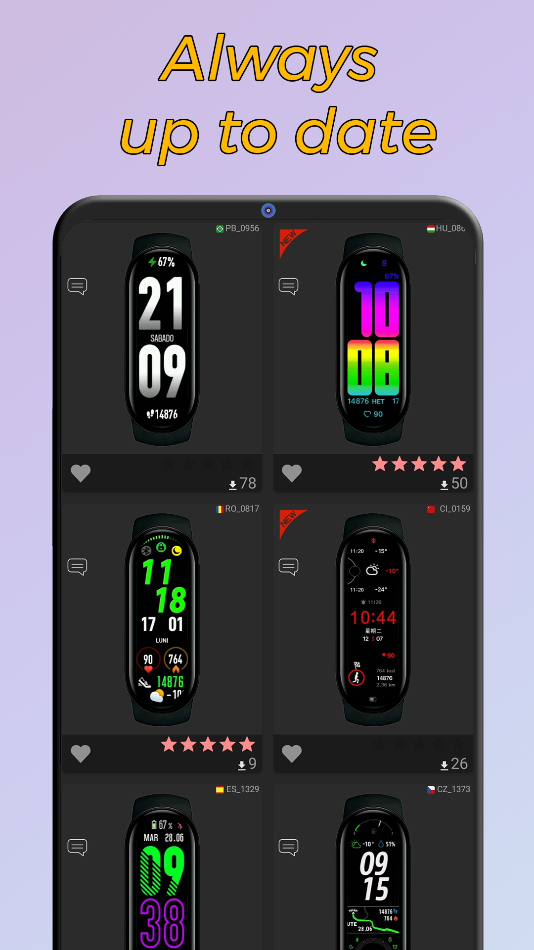 اسکرین شات 4 برنامه Mi Band 6 WatchFaces