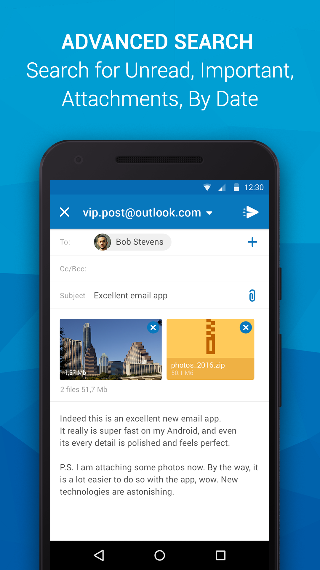 اسکرین شات 3 برنامه Email App for Any Mail