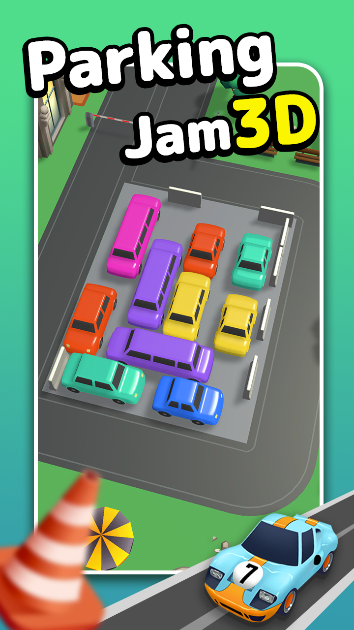 اسکرین شات 1 بازی Parking Jam 3D - Car Puzzle