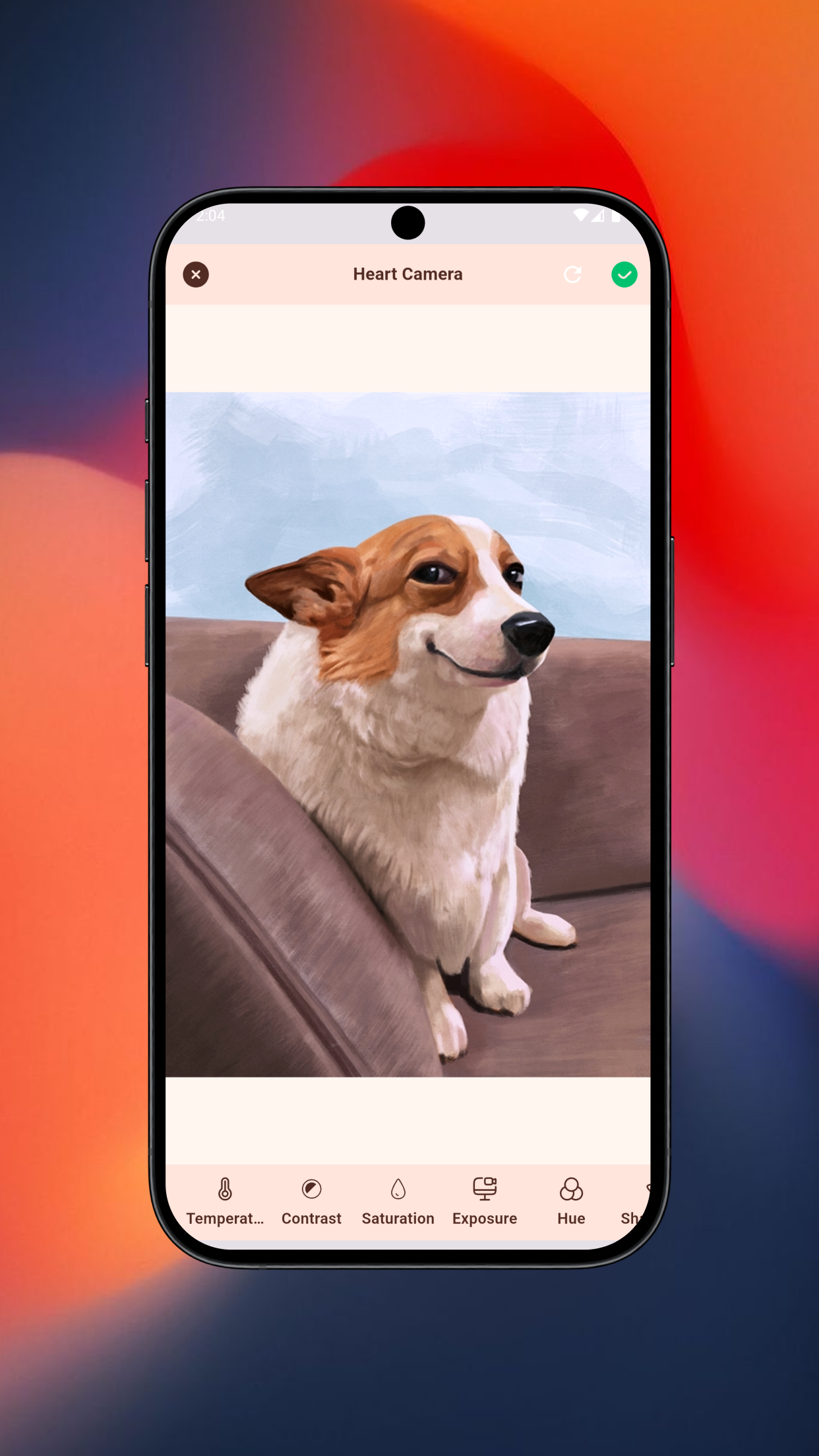 اسکرین شات 4 برنامه Heart Camera