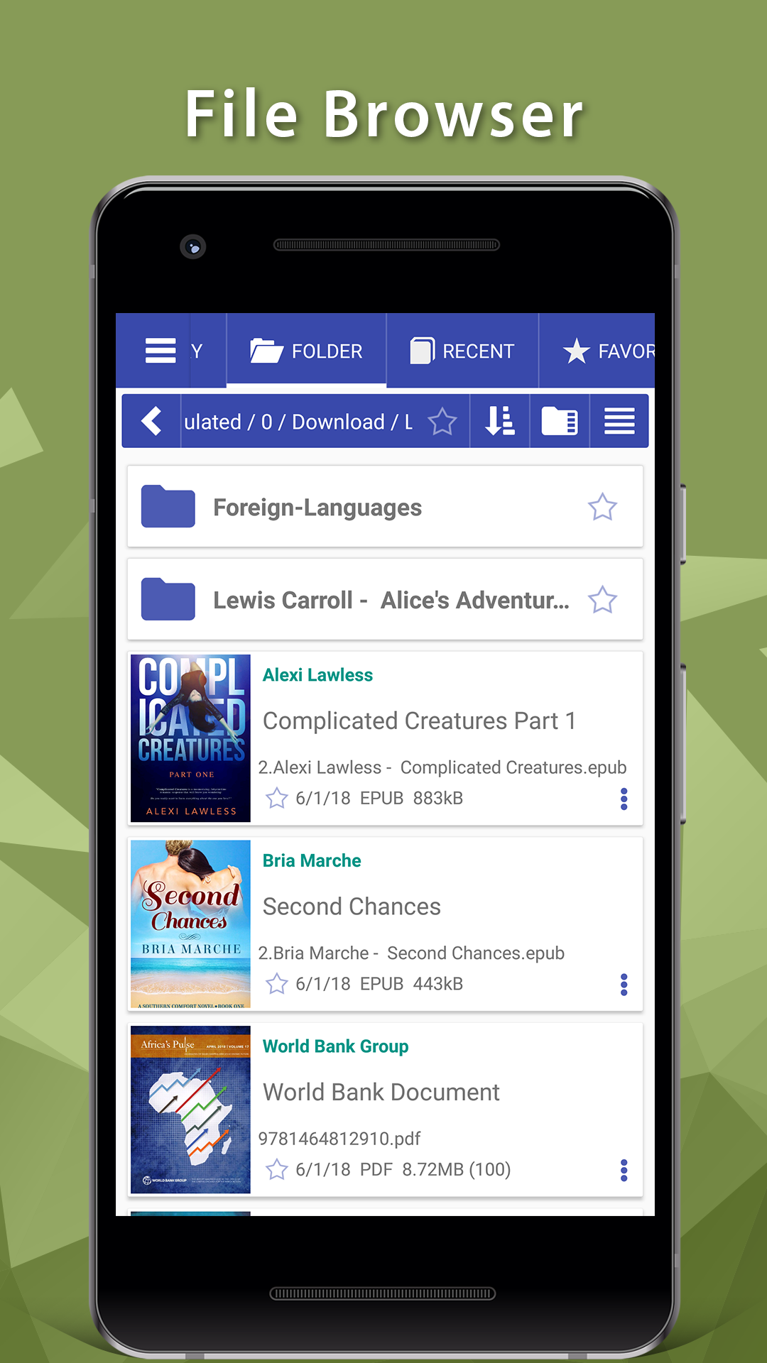 اسکرین شات 2 برنامه PDF Reader: PDF Viewer+Folders