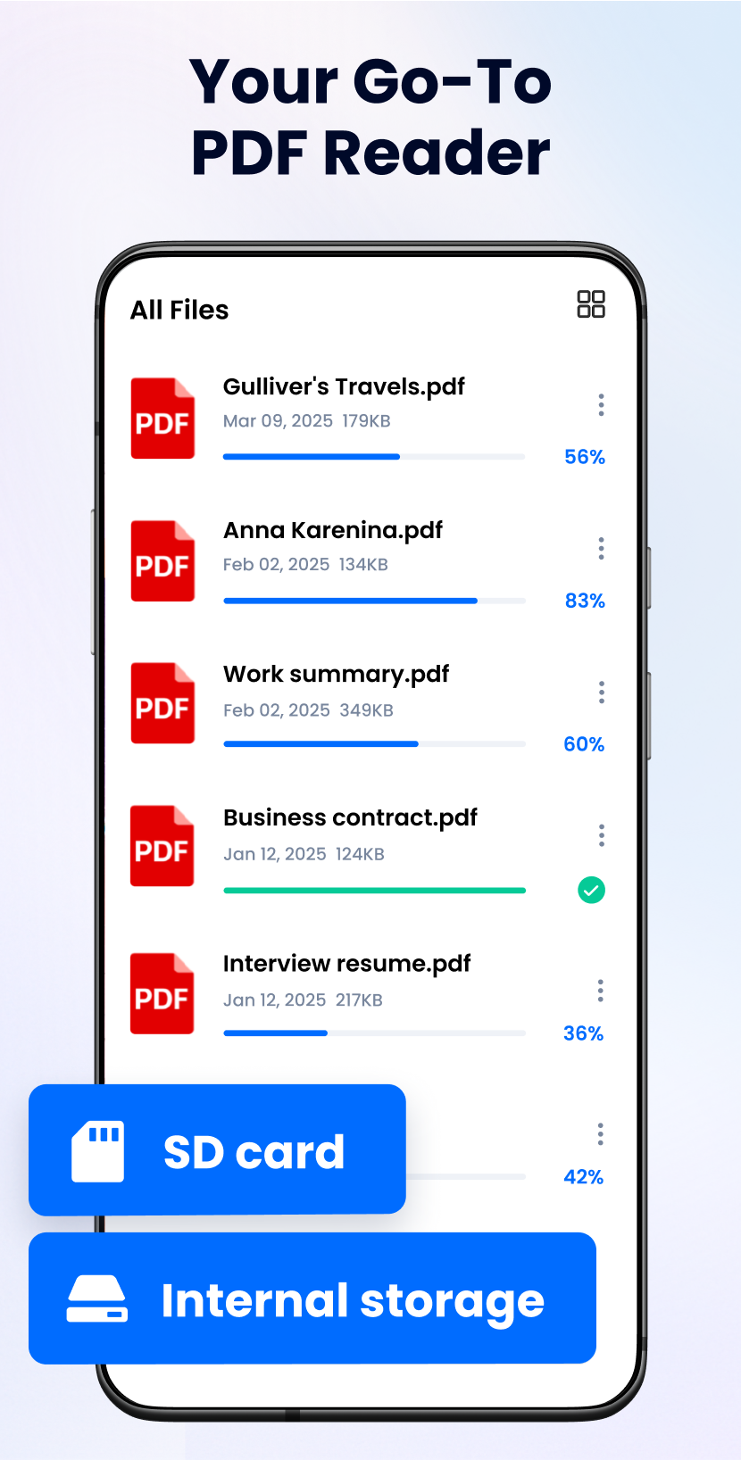 اسکرین شات 2 برنامه PDF Reader - PDF Editor