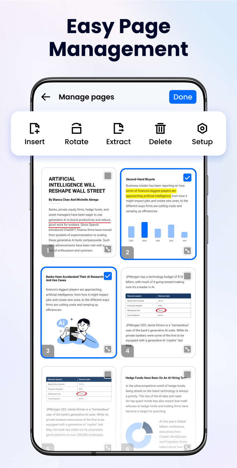 اسکرین شات 4 برنامه PDF Reader - PDF Editor