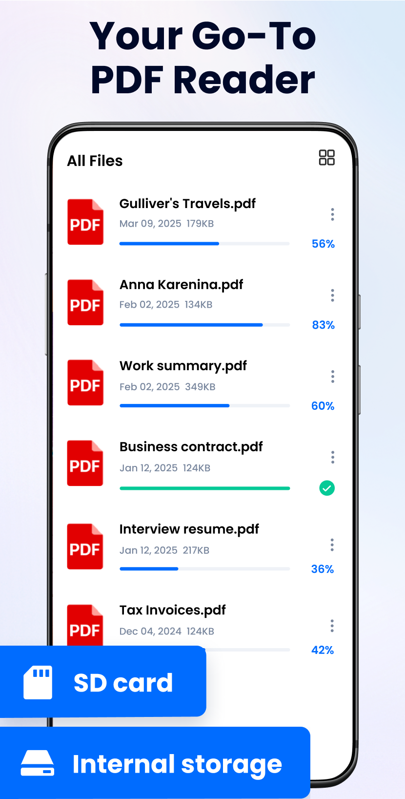 اسکرین شات 2 برنامه PDF Reader - PDF Editor