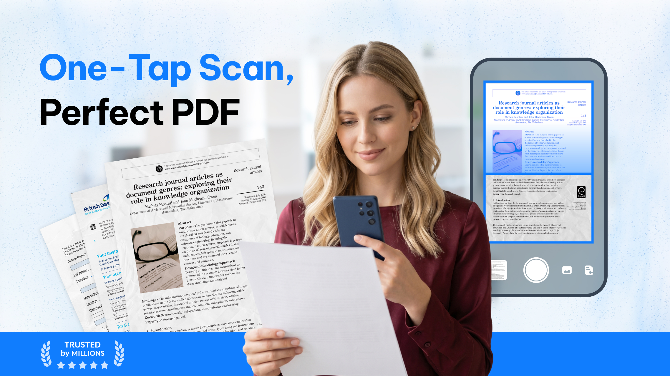 اسکرین شات 1 برنامه PDF Scanner APP - Scan to PDF
