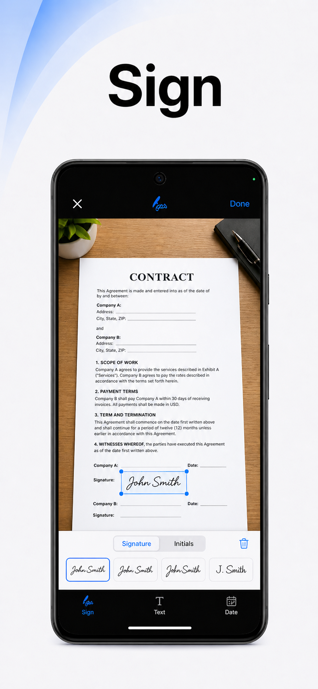 اسکرین شات 6 برنامه PDF Scanner app - TapScanner