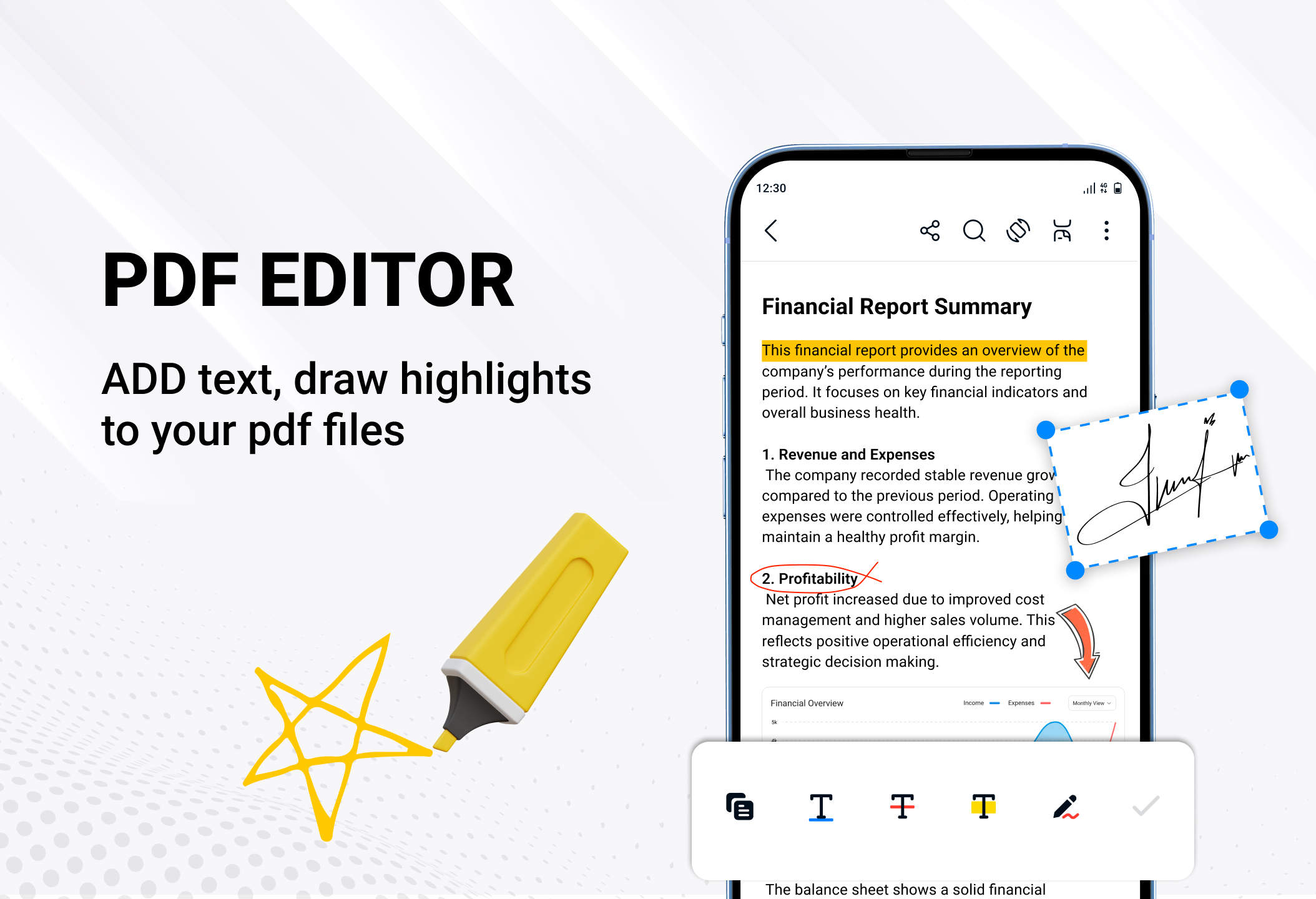 اسکرین شات 2 برنامه PDF Reader, All PDF Editor